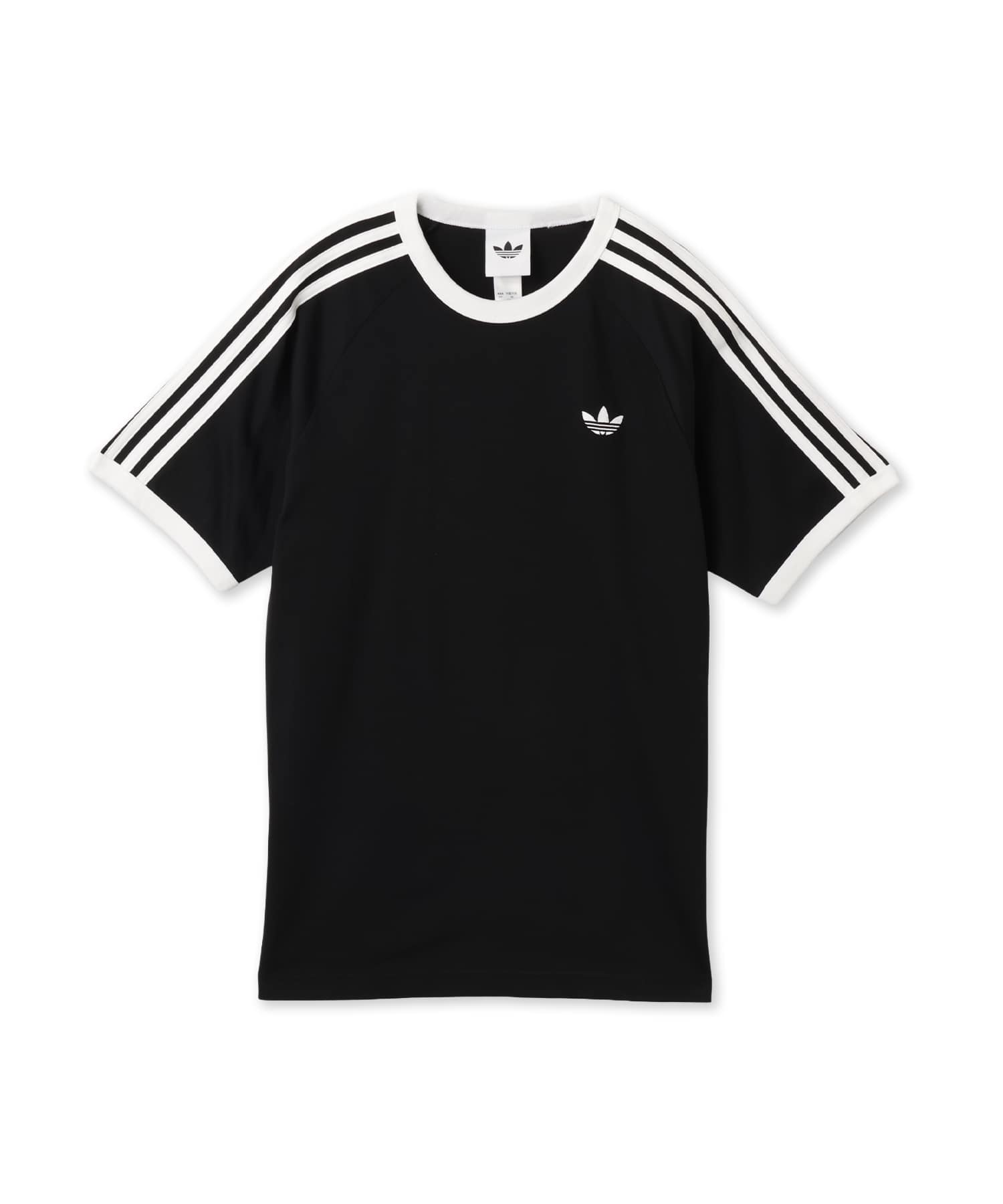 adidas 3-STRIPES TEE ブラックのメイン画像