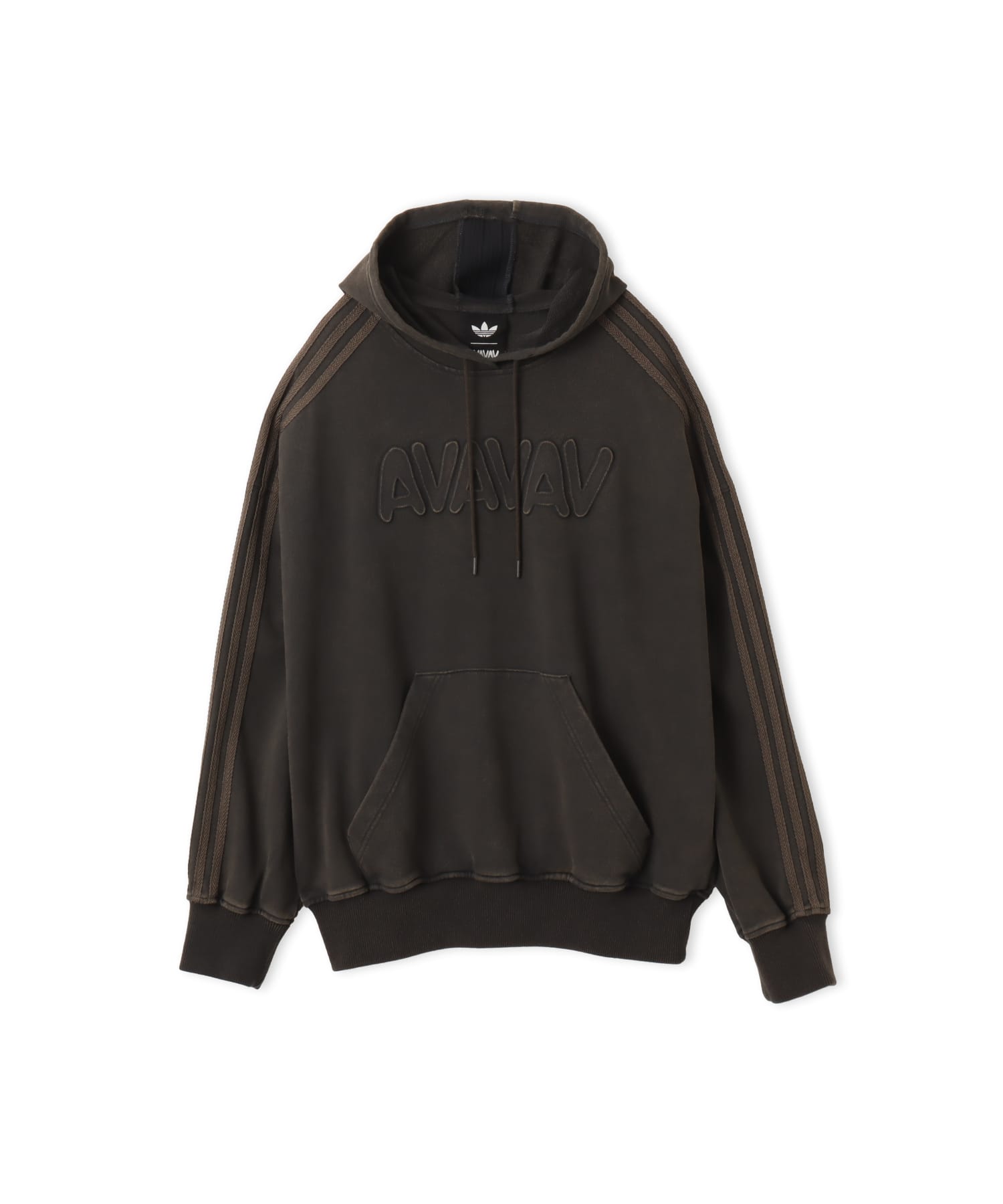 adidas BY AVAVAV SHOULDERLESS HOODIE カーボンのメイン画像