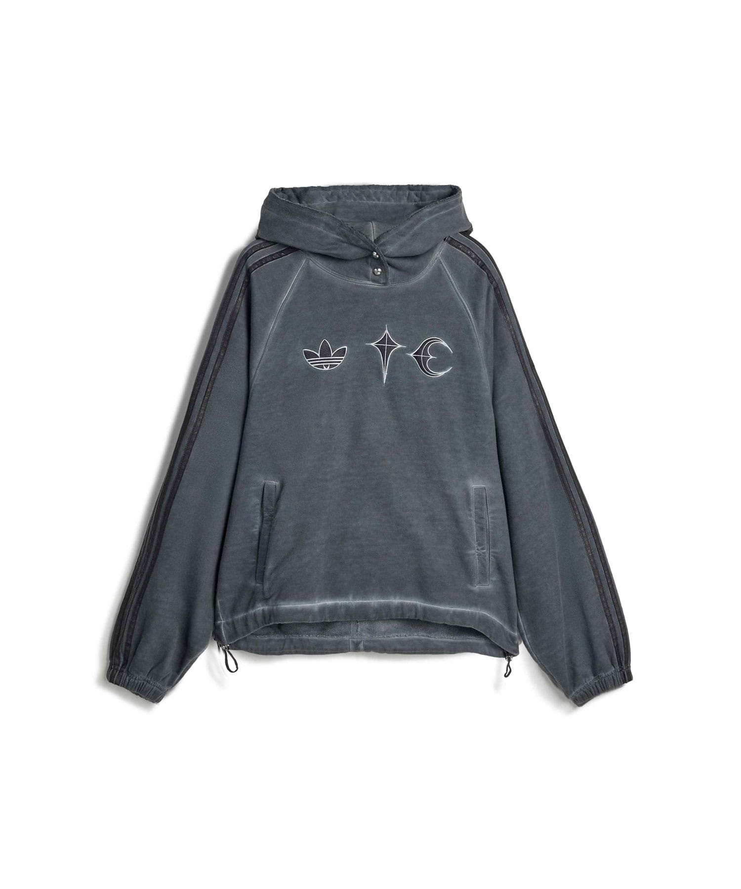 adidas THUG CLUB SWEAT HOODIE ブラックのメイン画像