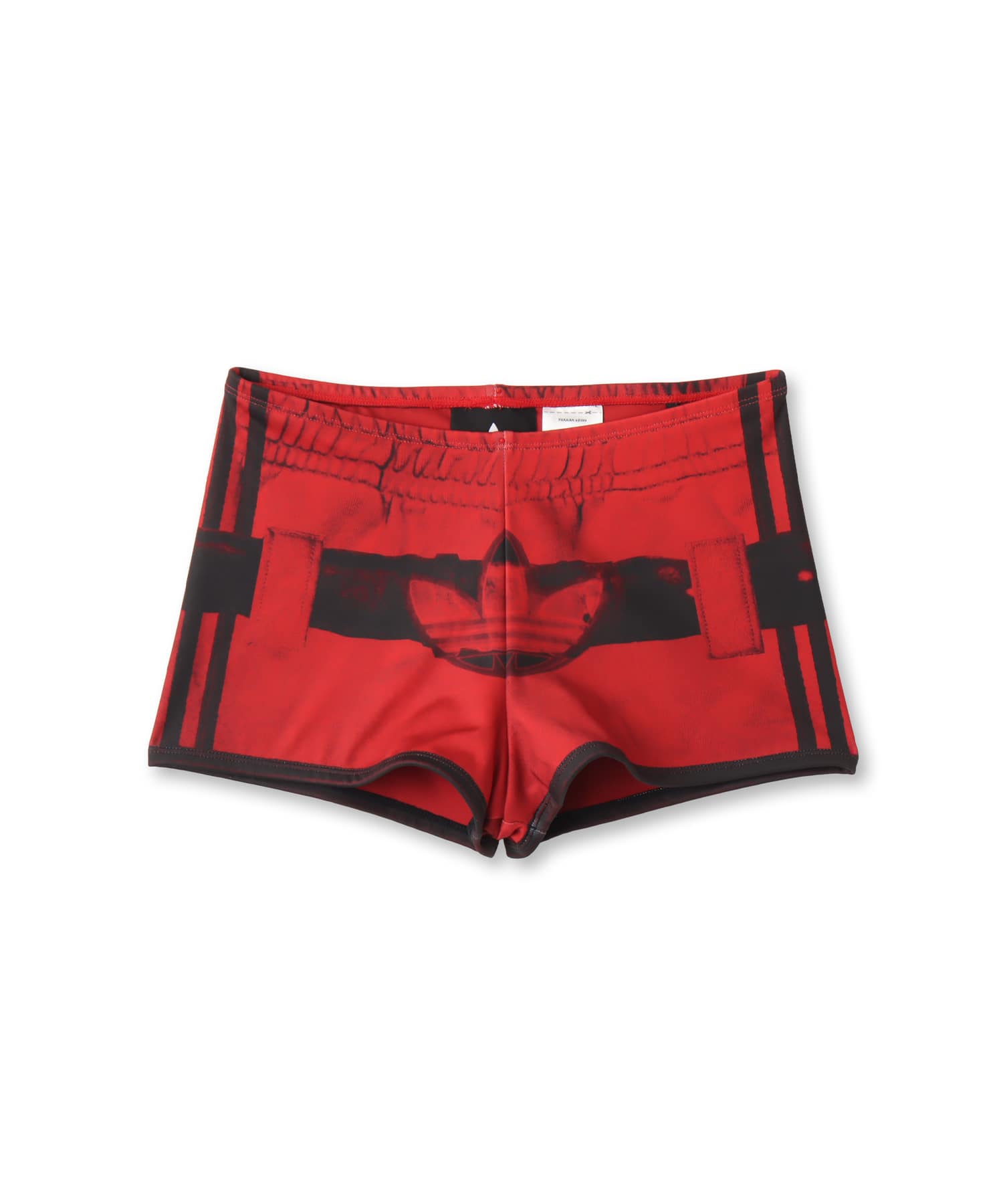 adidas BY AVAVAV PRINTED SHORTS ベタースカーレット/グレーフォーのメイン画像