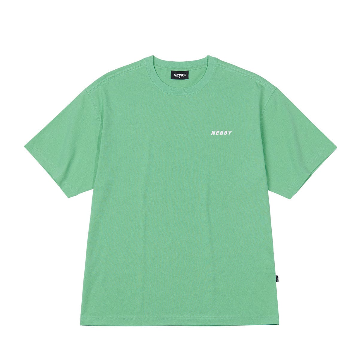 NERDY Back Slogan 1/2 Sleeve T-shirt GREEN 21SP-I_photo_large
