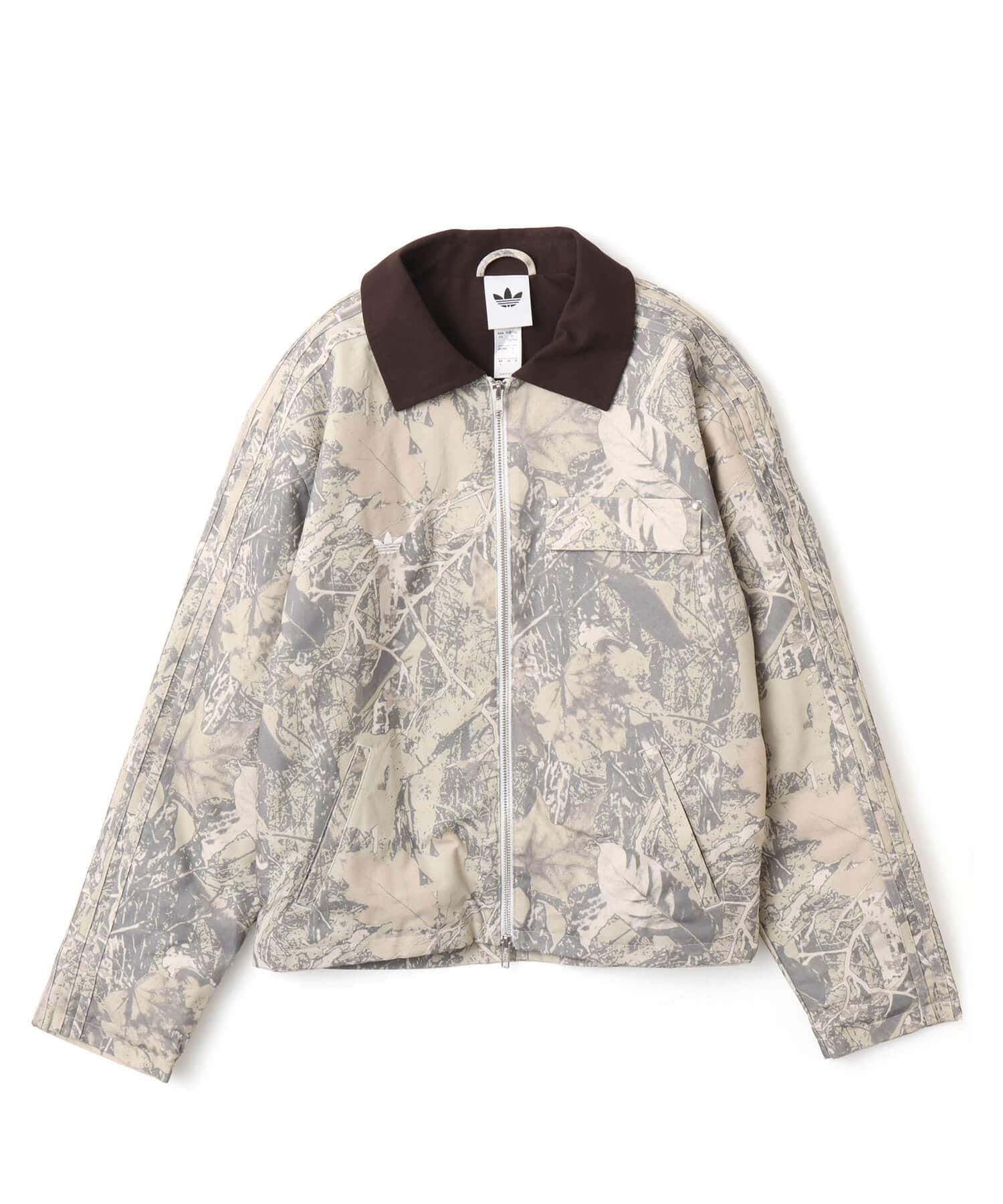 adidas Originals WORKWEAR CANVAS JACKET パテグレー/グレースリー/ワンダーベージュのメイン画像