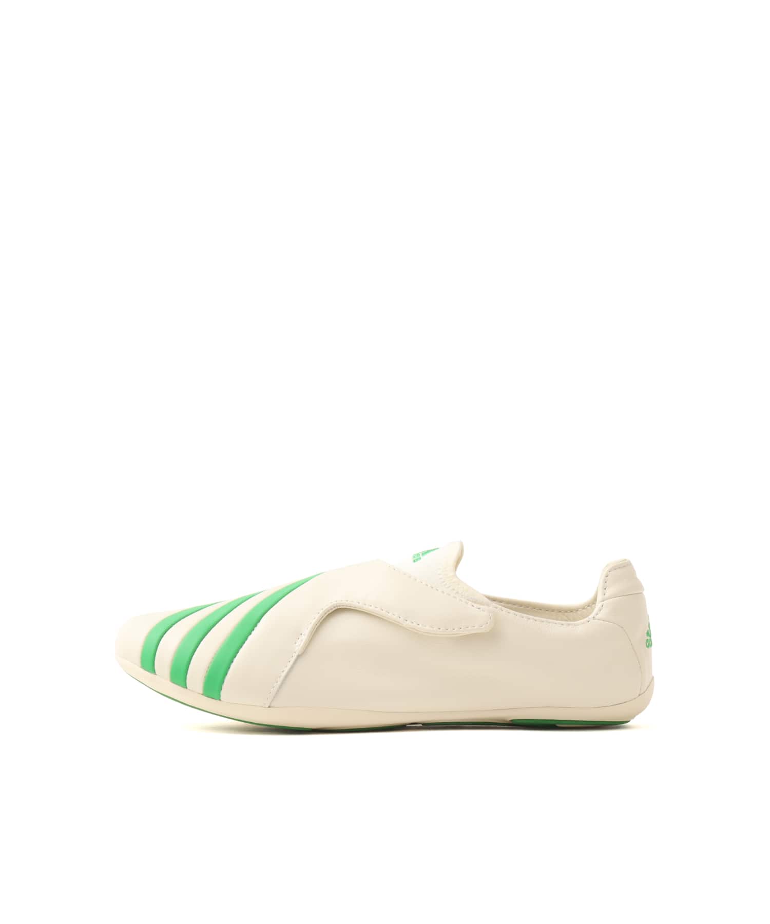 adidas VIRGINIA VARIO FLAT EARTHER by Pharrell CWHITE/GREEN/CWHITEのメイン画像