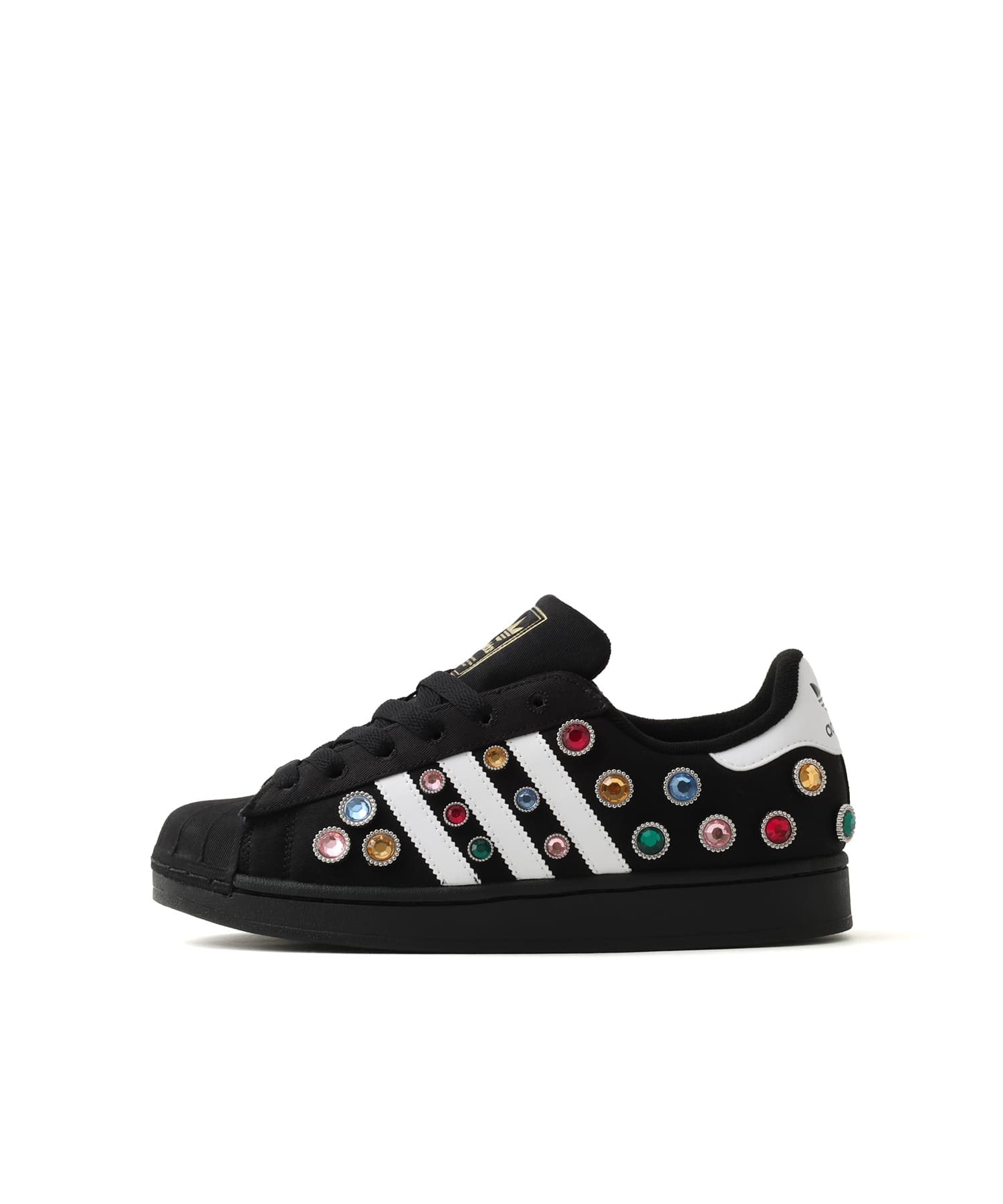 adidas SUPERSTAR II W CBLACK/FTWWHT/GOLDMTのメイン画像