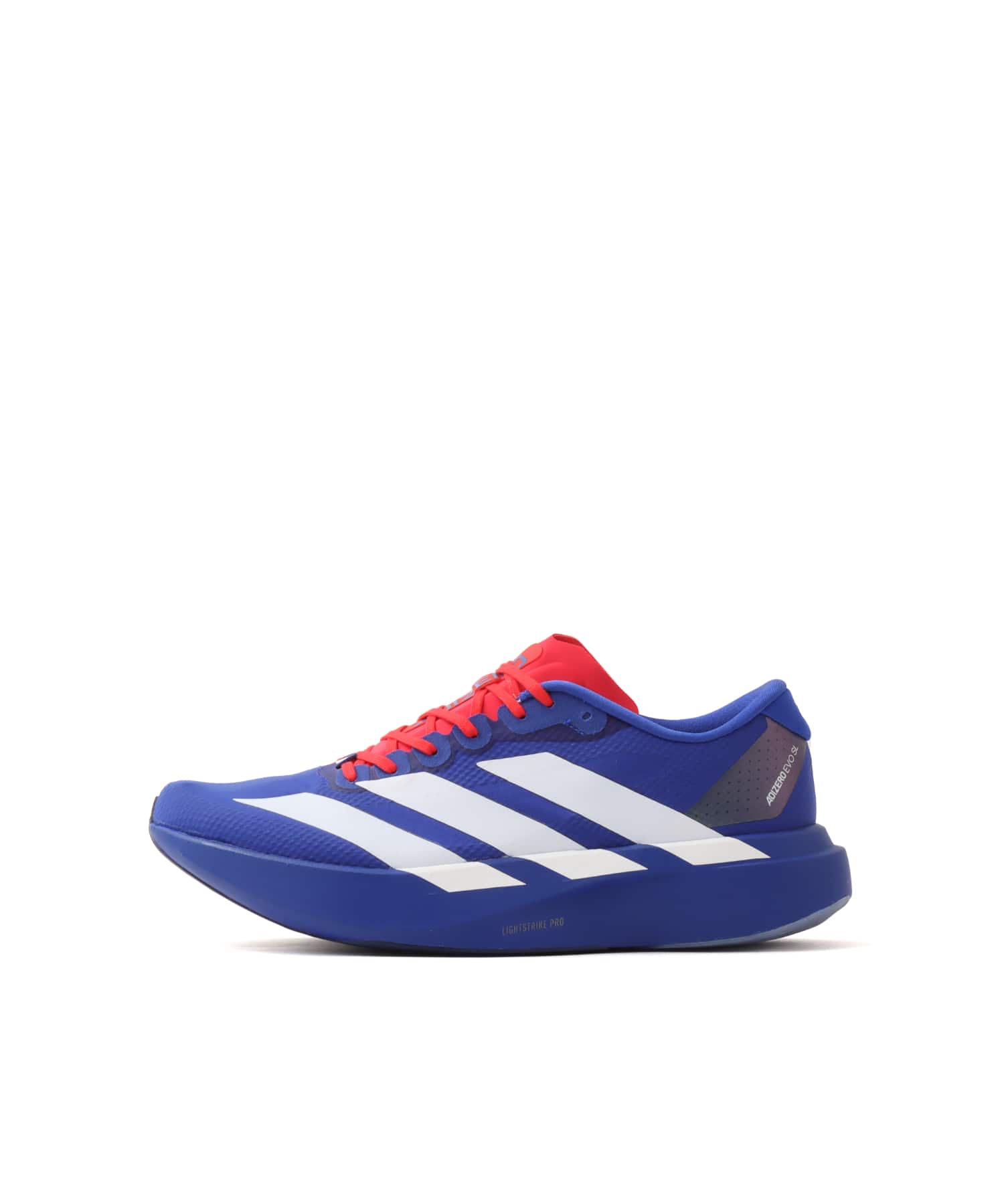 adidas Adizero EVO SL WVN M LUCBLU/PURRUB/FTWWHTのメイン画像