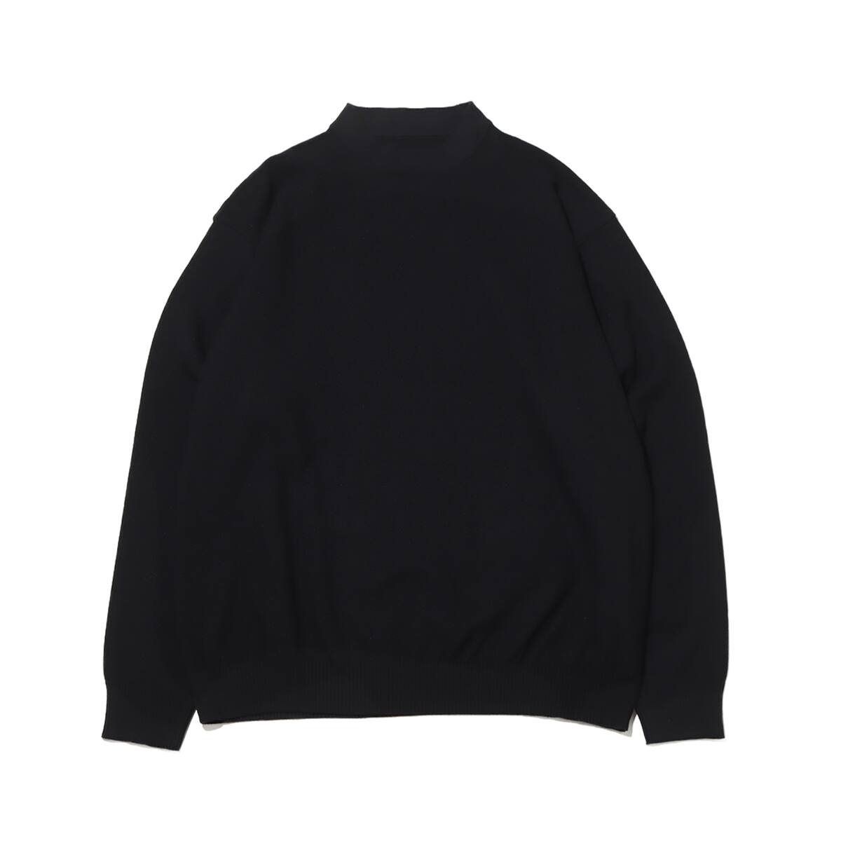 snow peak Co/Pe Knit Pullover Black 23FA-Iのメイン画像