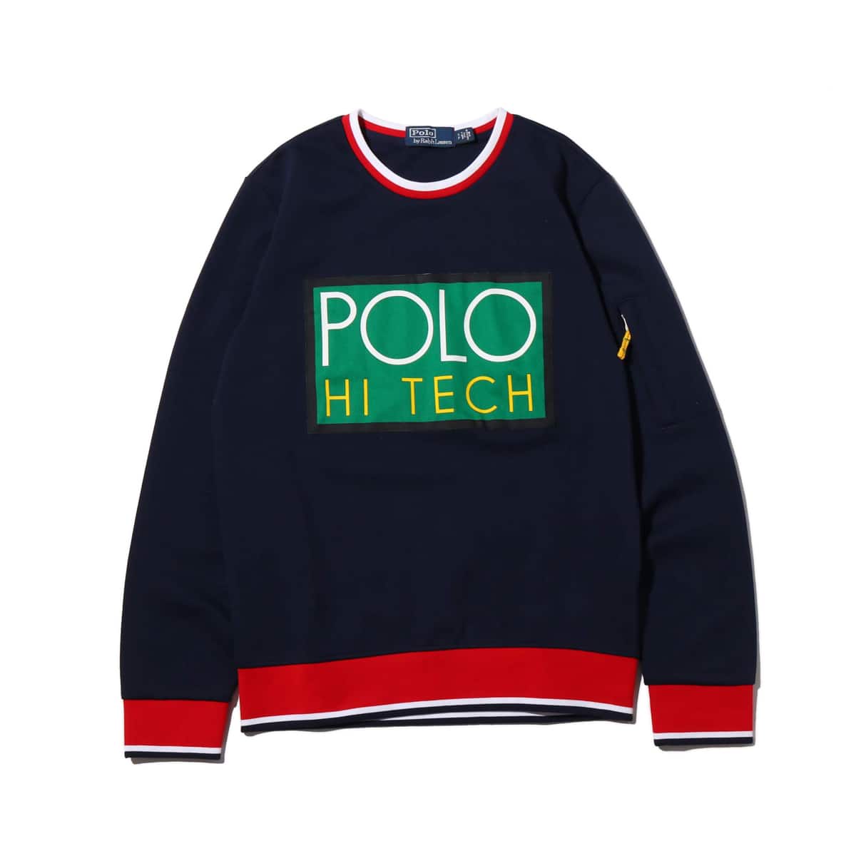 POLO RALPH LAUREN LSCNM2-LONG SLEEVE-KNIT NAVY MULTI 18HO-I