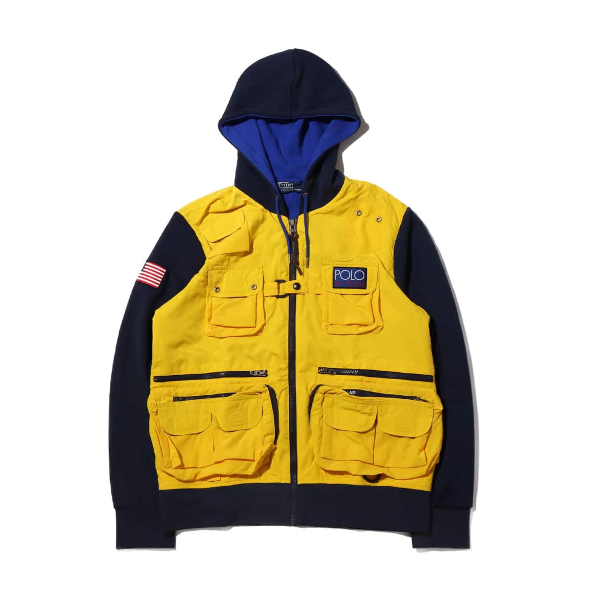 POLO RALPH LAUREN HYBRID HDM16-SLEEVELESS-KNIT YELLOW MULTI