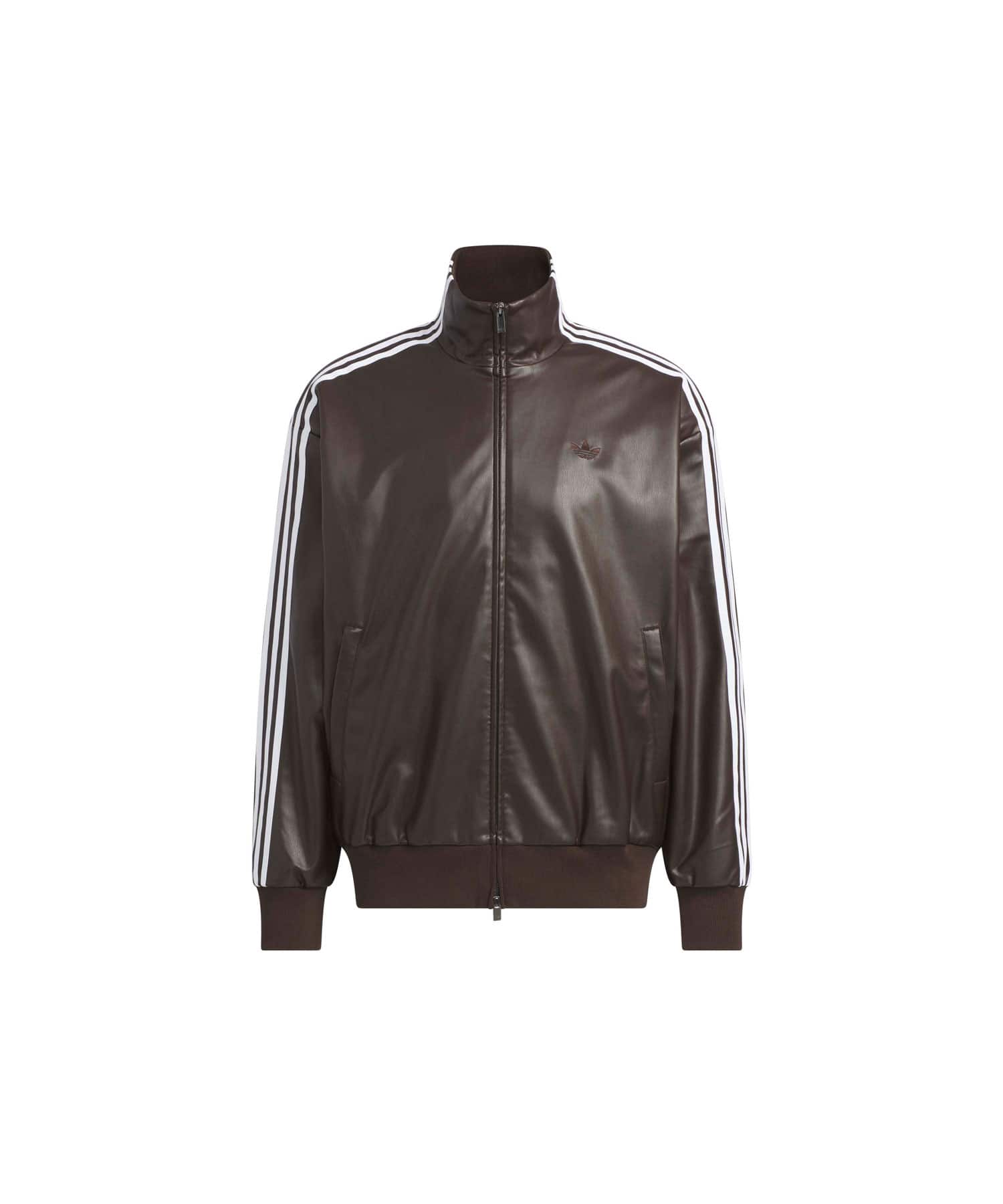 adidas PLEATHER 3STRIPES TRACK TOP オーロラコーヒーのメイン画像
