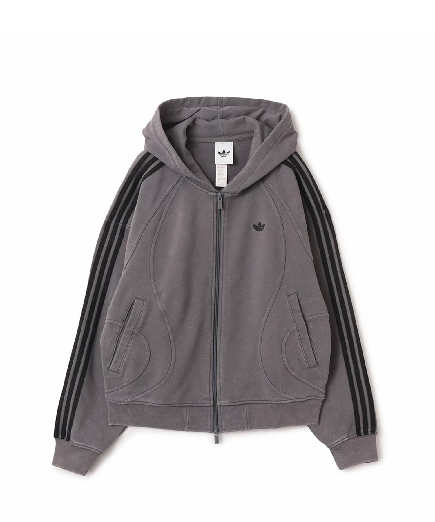 adidas TG FZ HOODY グレーフォーのメイン画像