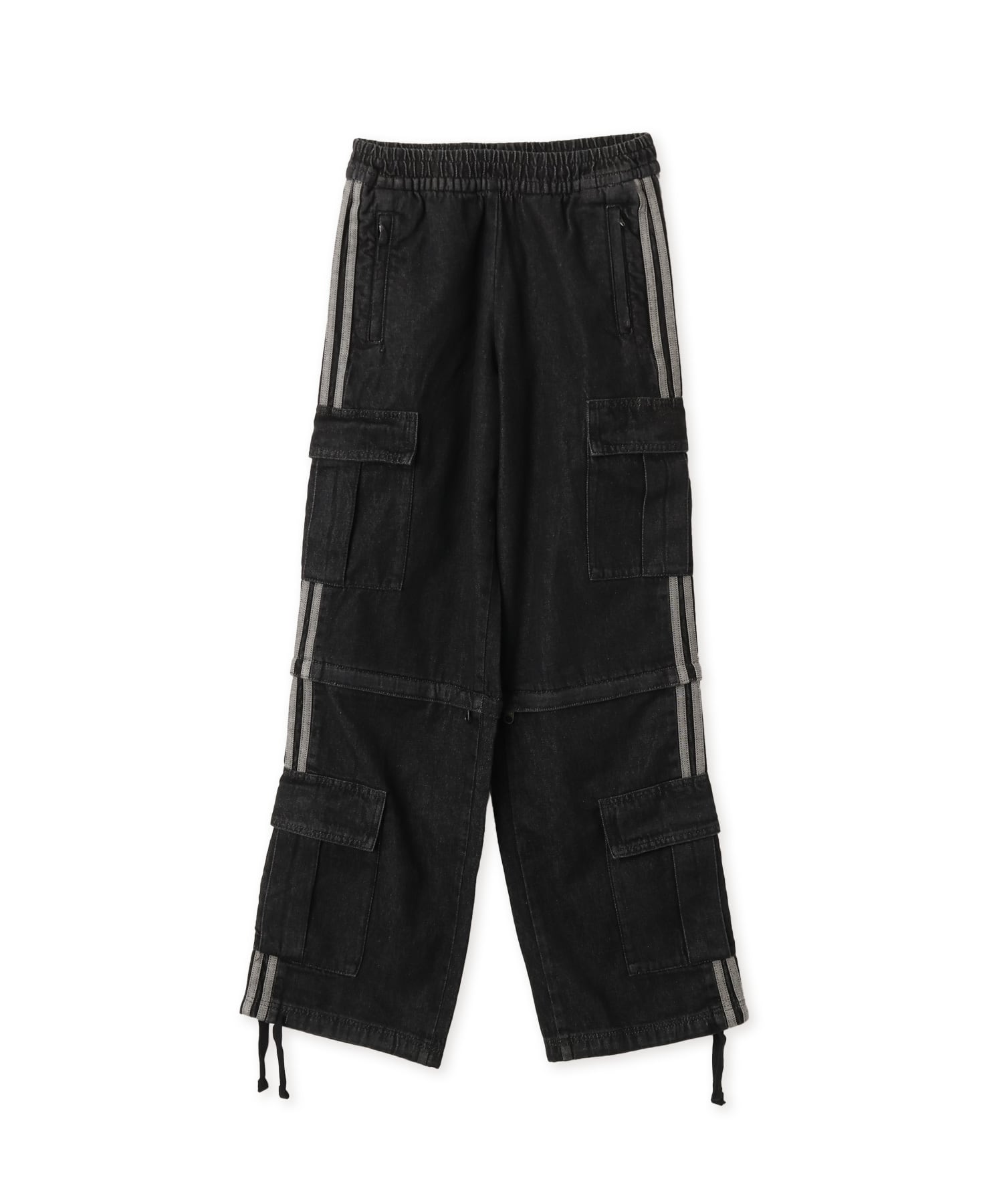 adidas MID RISE 2-IN-1 DENIM PANT トゥルーブラックデニムのメイン画像