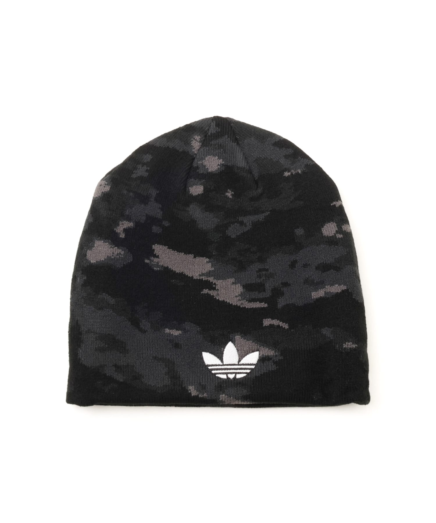 adidas CUFFLESS CAMO BEANIE ブラックのメイン画像
