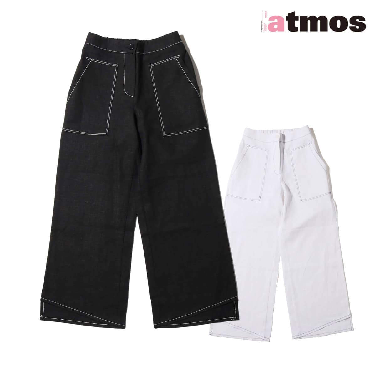 atmos pink ステッチ ワーク パンツ 2色展開のメイン画像