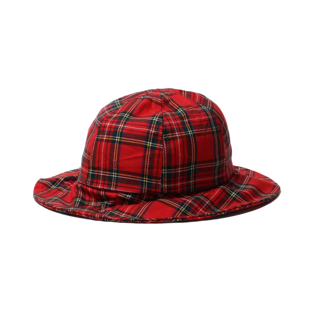 atmos pink タータンチェックハット TX REDのメイン画像