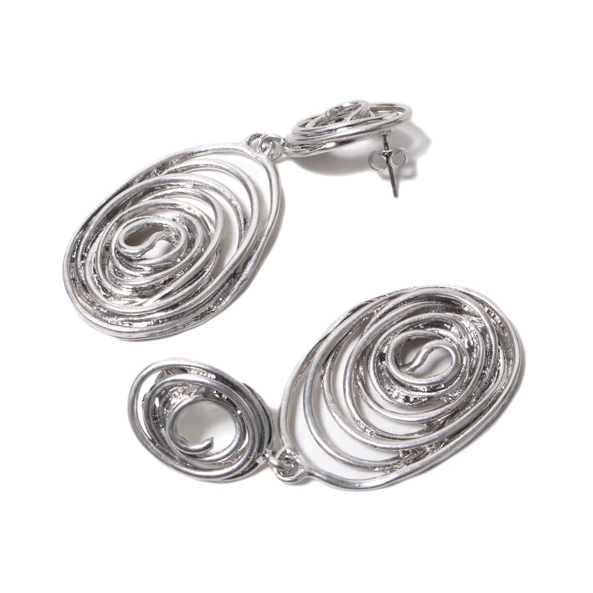 atmos pink うずまきピアス SILVERのメイン画像