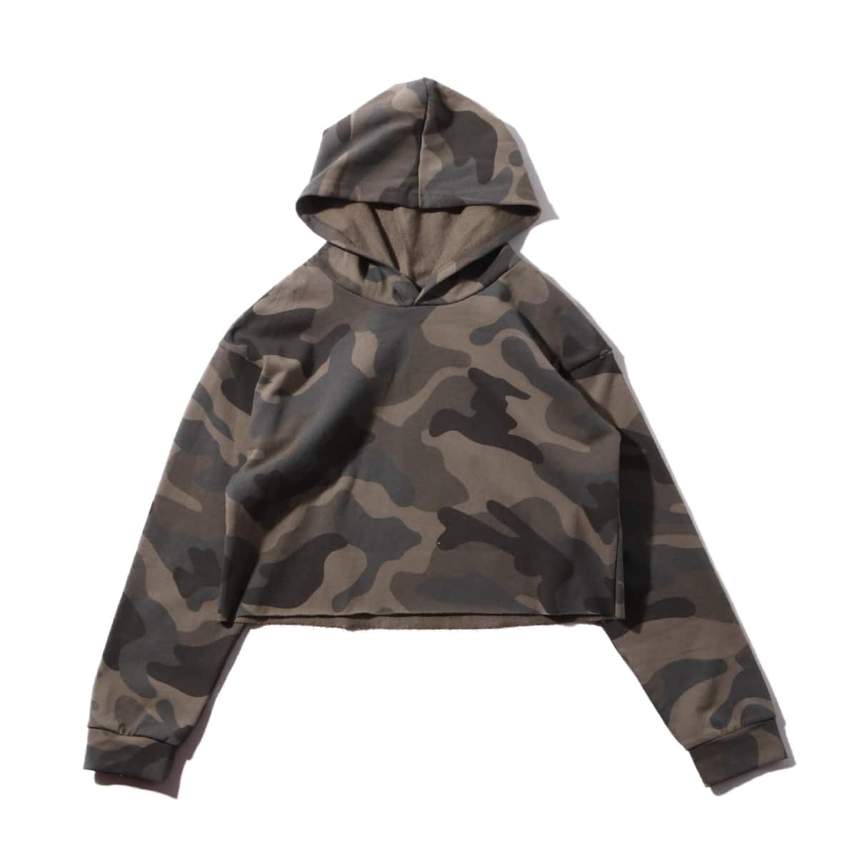 atmos pink カモ柄フーディー TX KHAKIのメイン画像