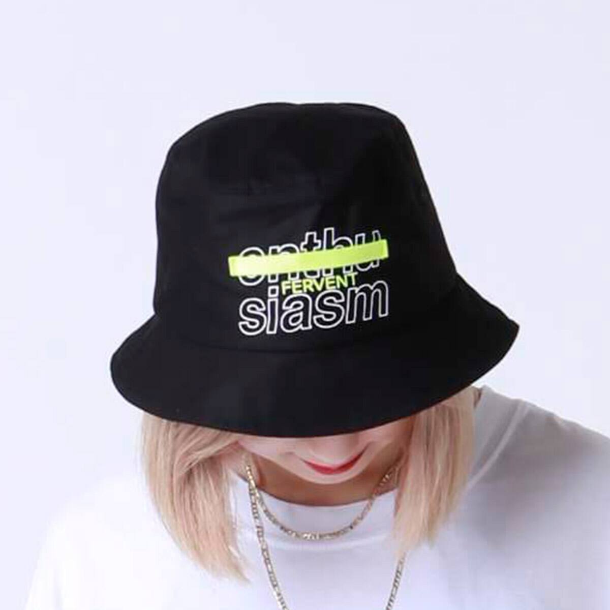 atmos pink ラインテープ ハットTX BLACK 19SU-I_photo_large