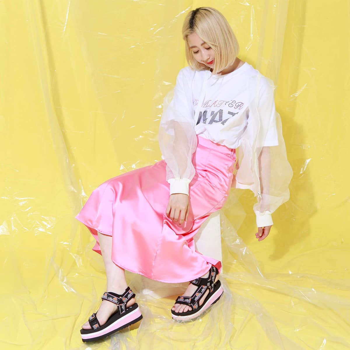 atmos pink ãªã¼ã¬ã³ã¸ã¼ ãã«ã¾ã³ TX WHITE 19SU-I_photo_large