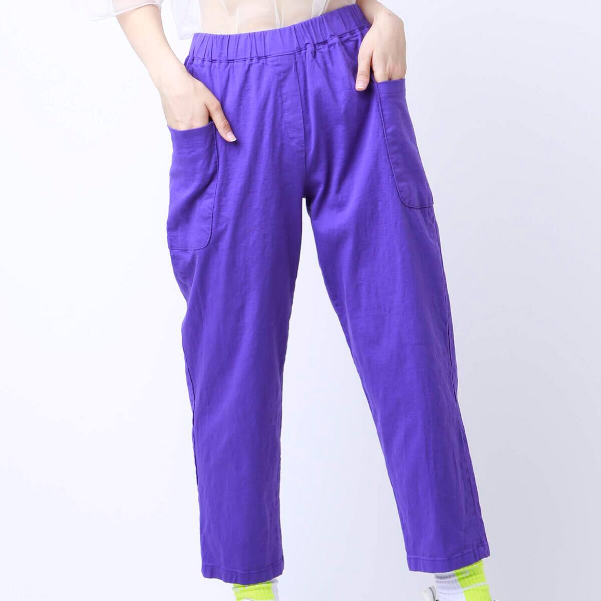 atmos pink ビックポケット クロップド丈 パンツTX PURPLE 19SU-I_photo_large