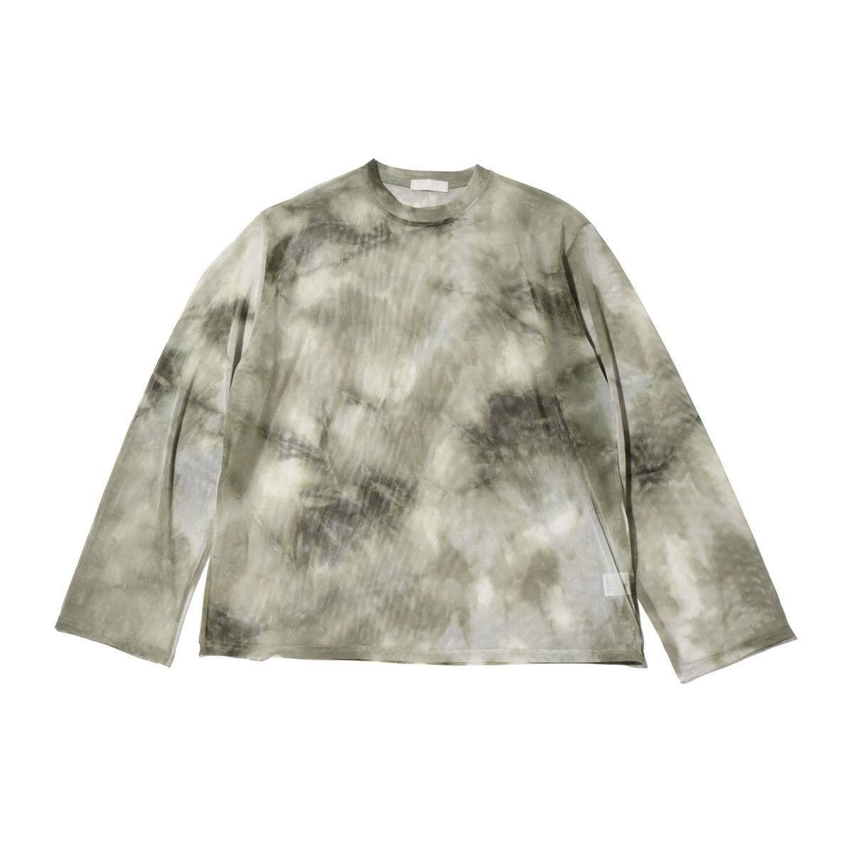 atmos pink タイダイ オーガンジー 長袖トップス KHAKI 20SU-I_photo_large