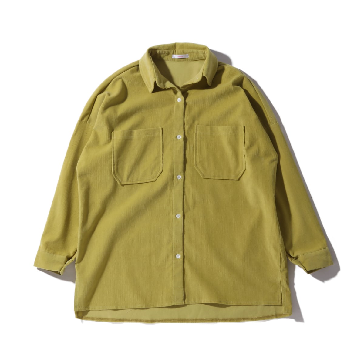 atmos pink コーデュロイ 羽織 トップス YELLOWのメイン画像