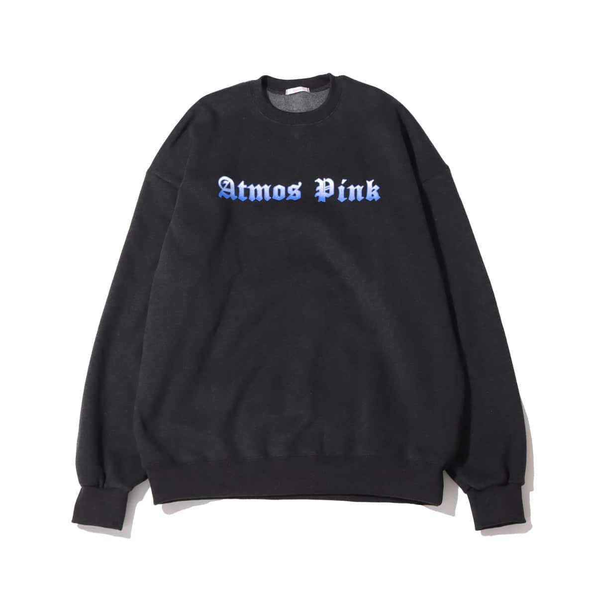 atmos pink グラデーションロゴ クルーネックトップス CHARCOALのメイン画像