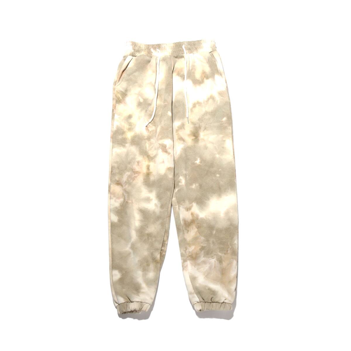 atmos pink タイダイ スウェットパンツ KHAKI 21SP-I_photo_large