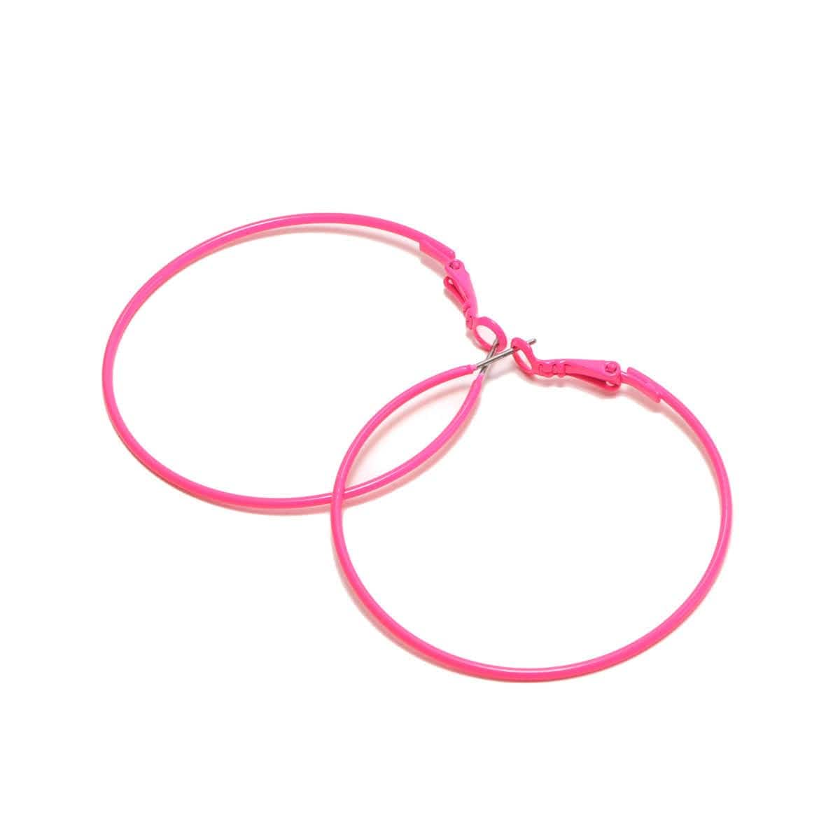 atmos pink カラフル フープピアス PINKのメイン画像