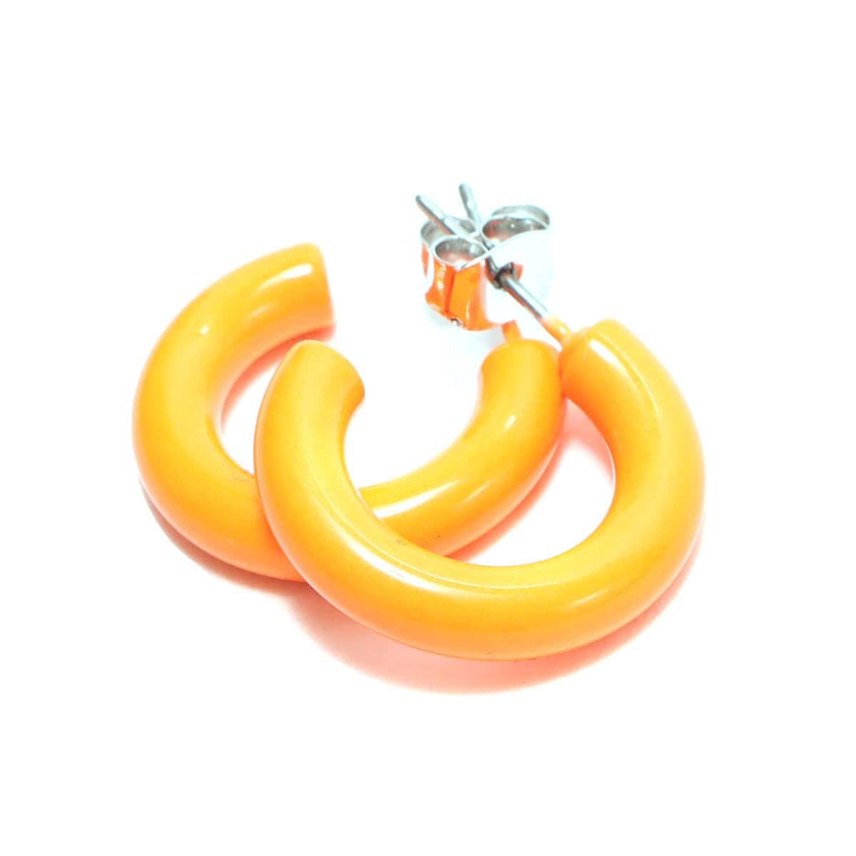 atmos pink カラフルミニボリューム フープピアス ORANGEのメイン画像