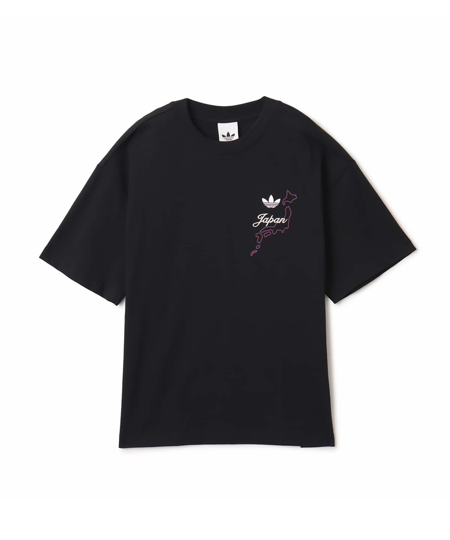 adidas JAPAN S/S TEE ブラックのメイン画像