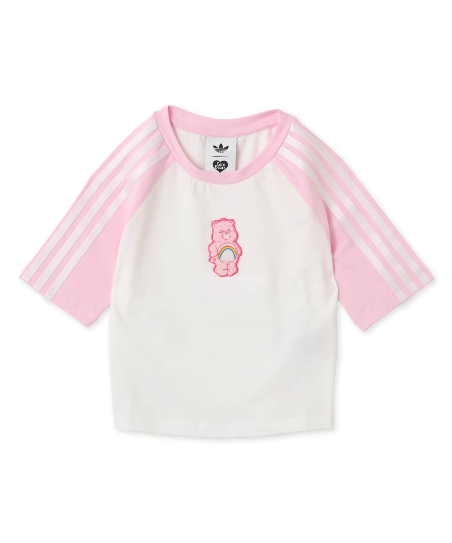 adidas CARE BEARS BABY TEE ホワイト/クリアピンクのメイン画像