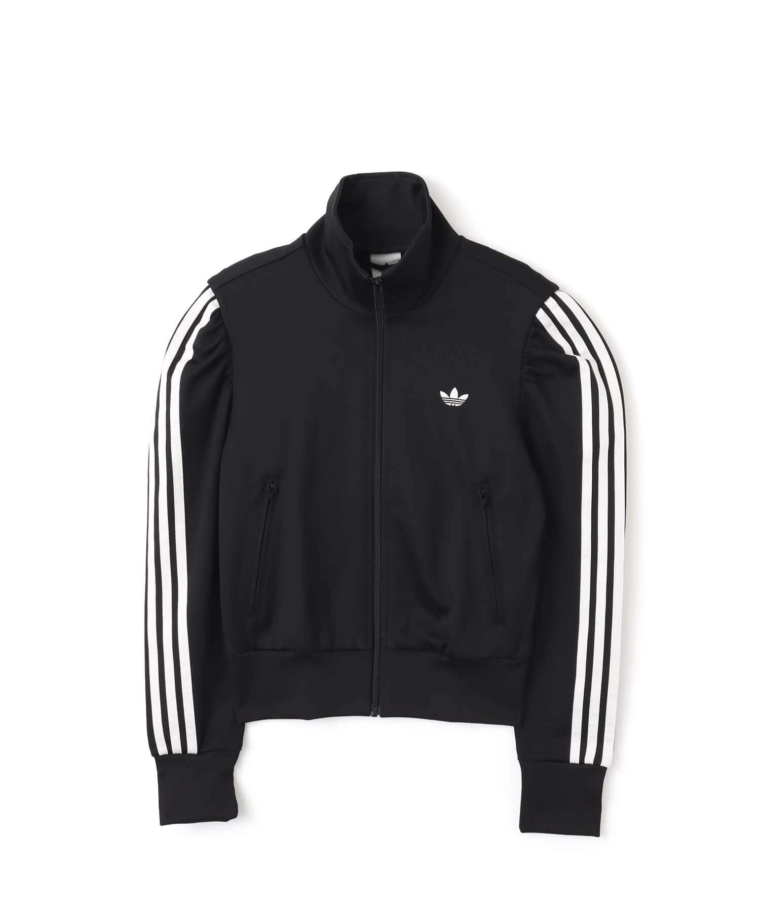 adidas ELEVATED SLEEVE FB TRACK TOP BLACKのメイン画像