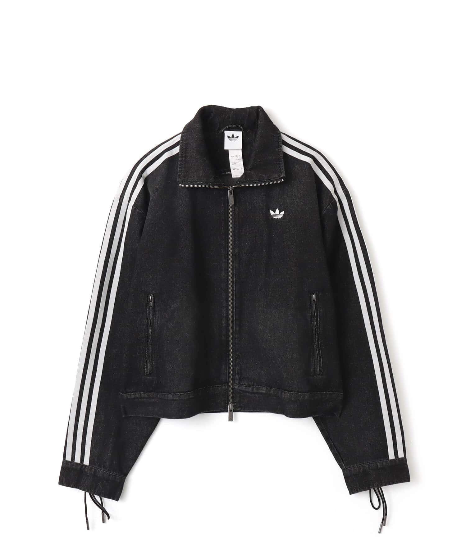 adidas DENIM LACING FB JACKET ブラックのメイン画像