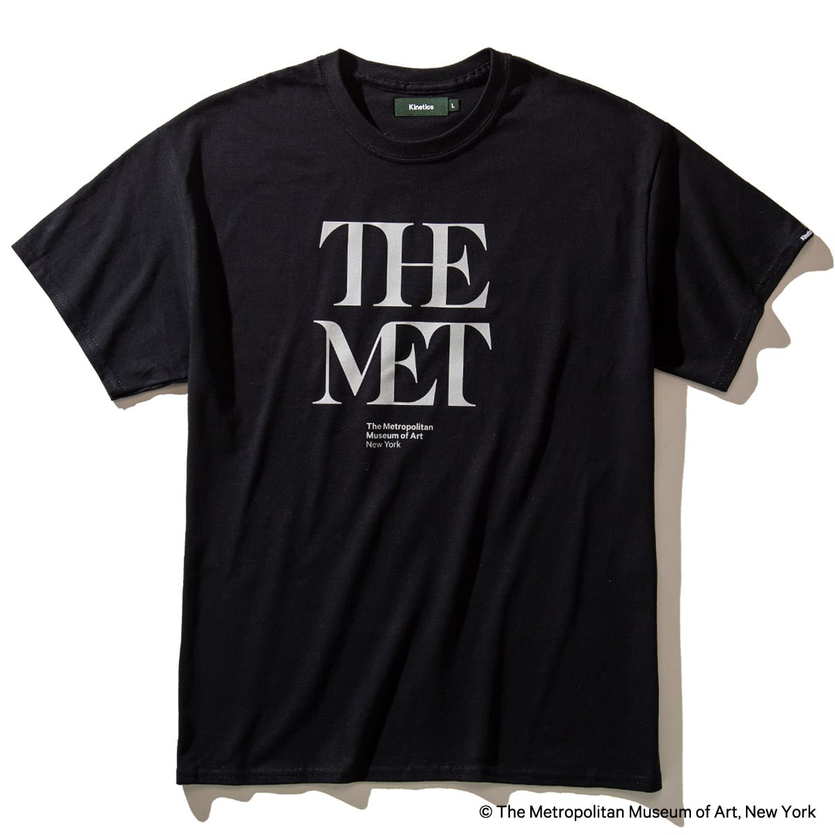 The Met Reflective Logo Tee For Kinetics Black 22ss I
