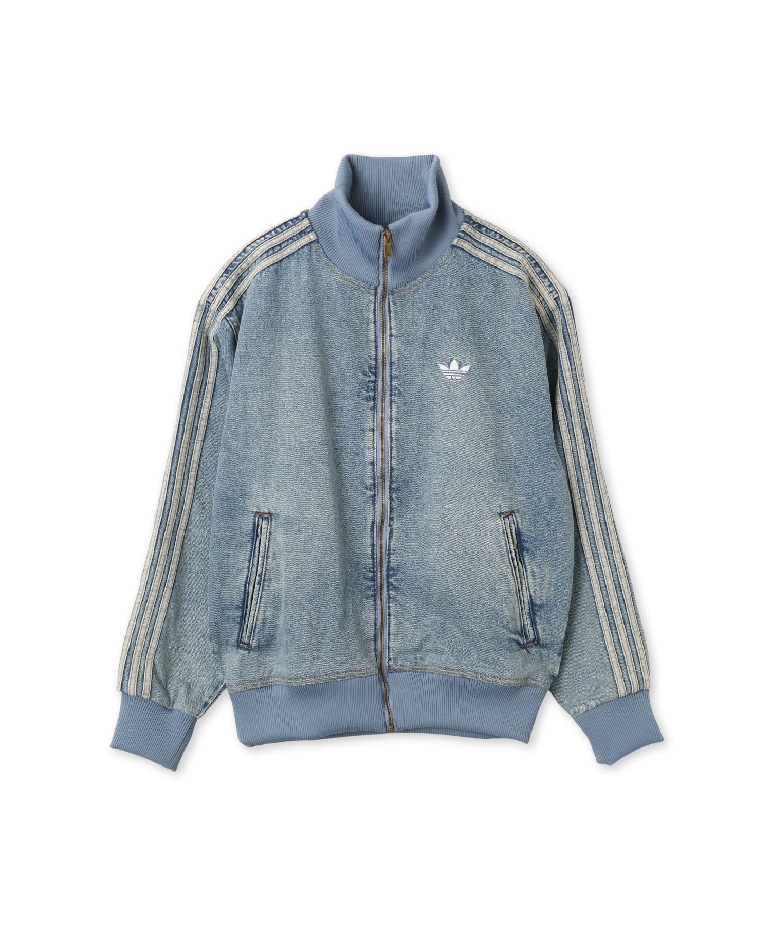 adidas FIREBIRD ADICOLOR DENIM TRACK TOP ウォーンブルーデニムのメイン画像