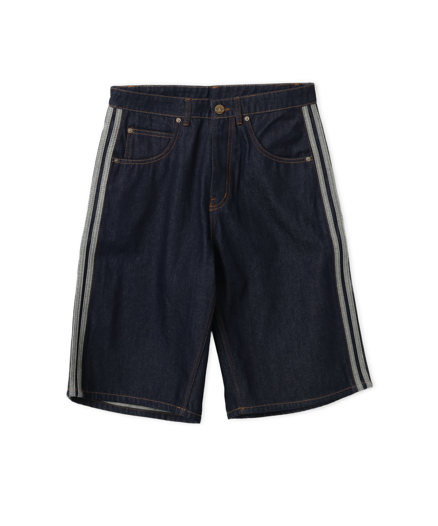 adidas FIREBIRD ADICOLOR RAW DENIM SHORTS インディゴデニムのメイン画像