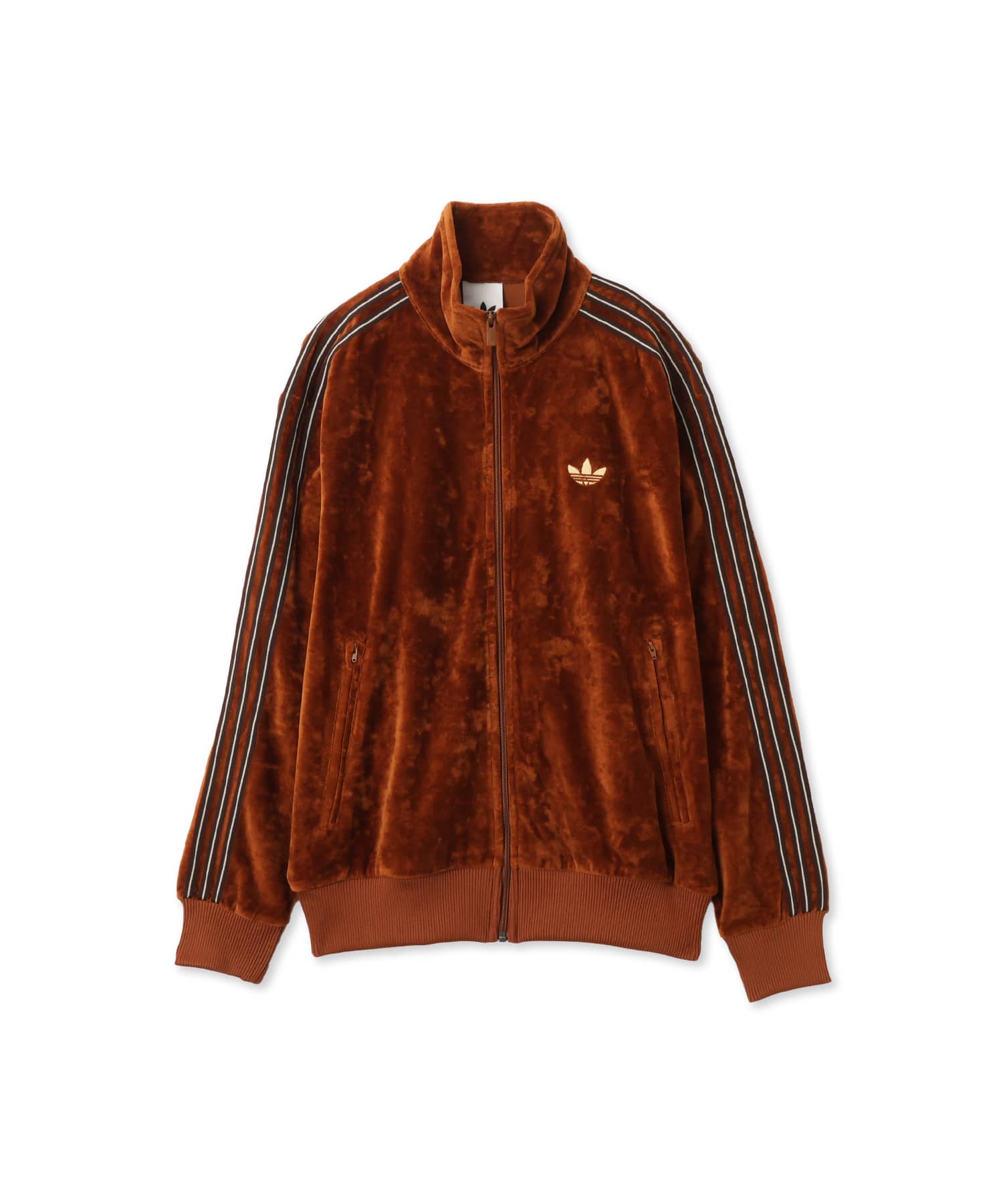 adidas FIREBIRD VELOUR TRACK TOP ダスキーブロンズのメイン画像