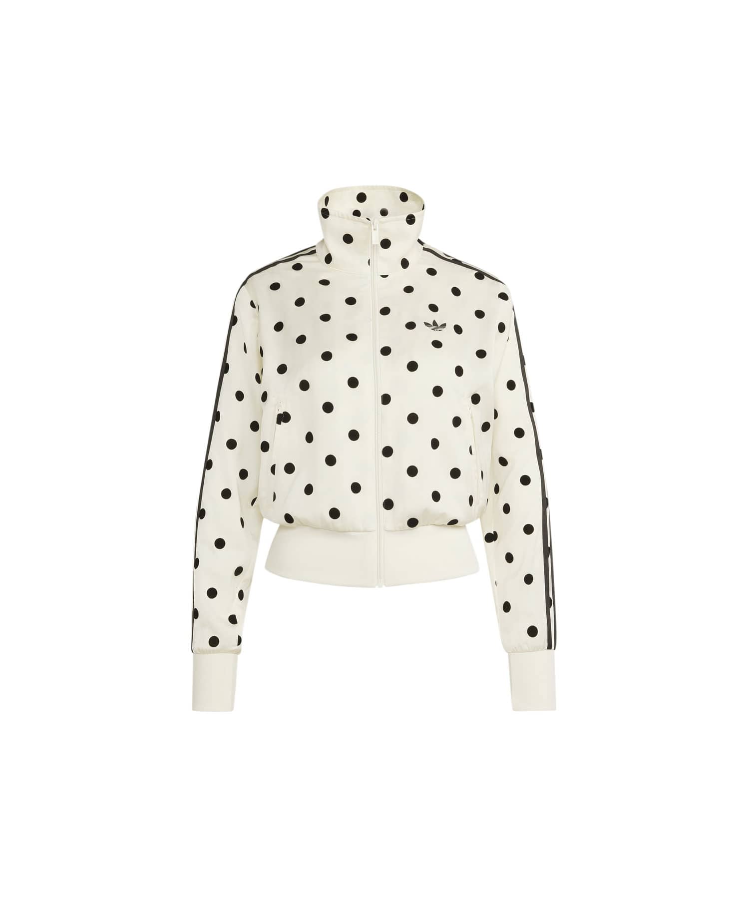 adidas SATIN POLKA DOTS TT Track Top オフホワイトのメイン画像