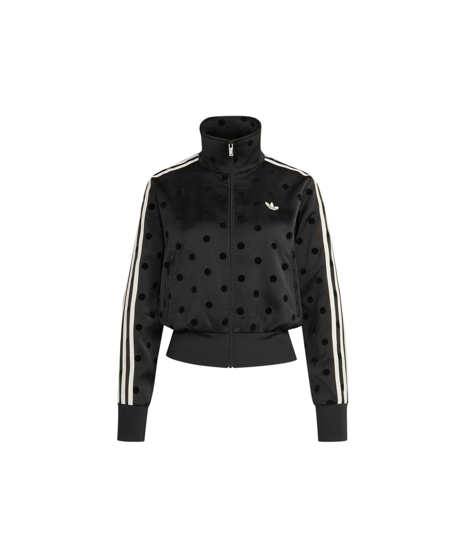 adidas SATIN POLKA DOTS TT Track Top ブラックのメイン画像
