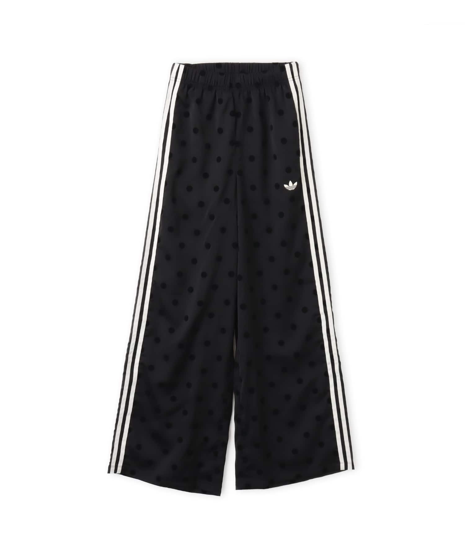 adidas SATIN POLKA DOTS WIDE LEG PANTブラックのメイン画像