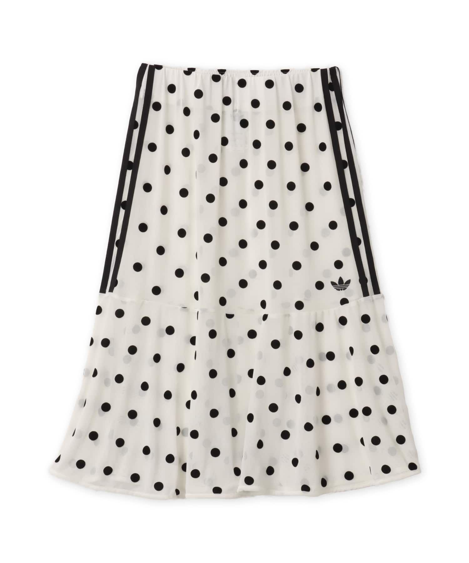adidas SHEER POLKA DOTS SKIRT オフホワイトのメイン画像