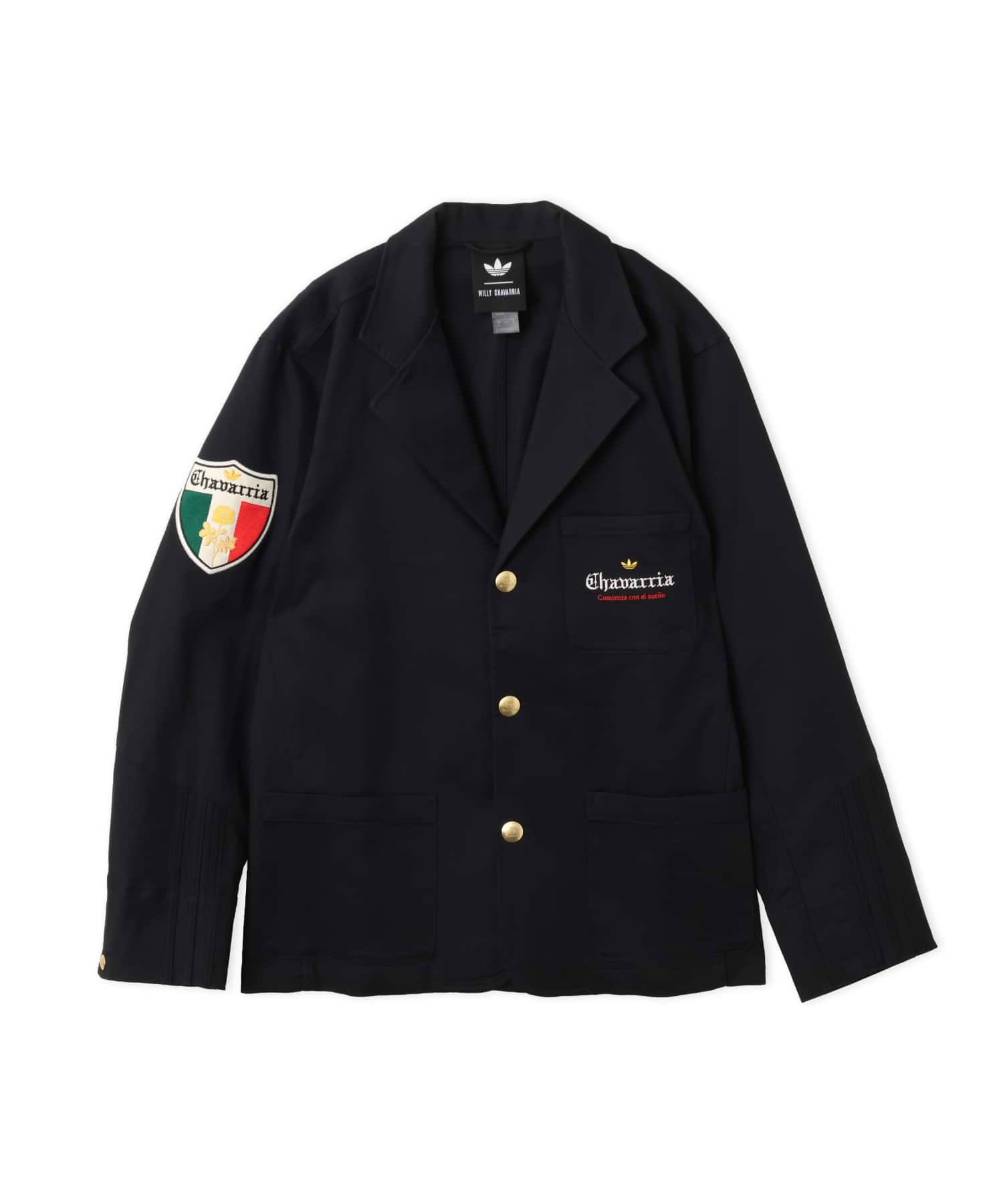 adidas CHAVARRIA PLAYERS TWILL BLAZER JACKET ブラックのメイン画像