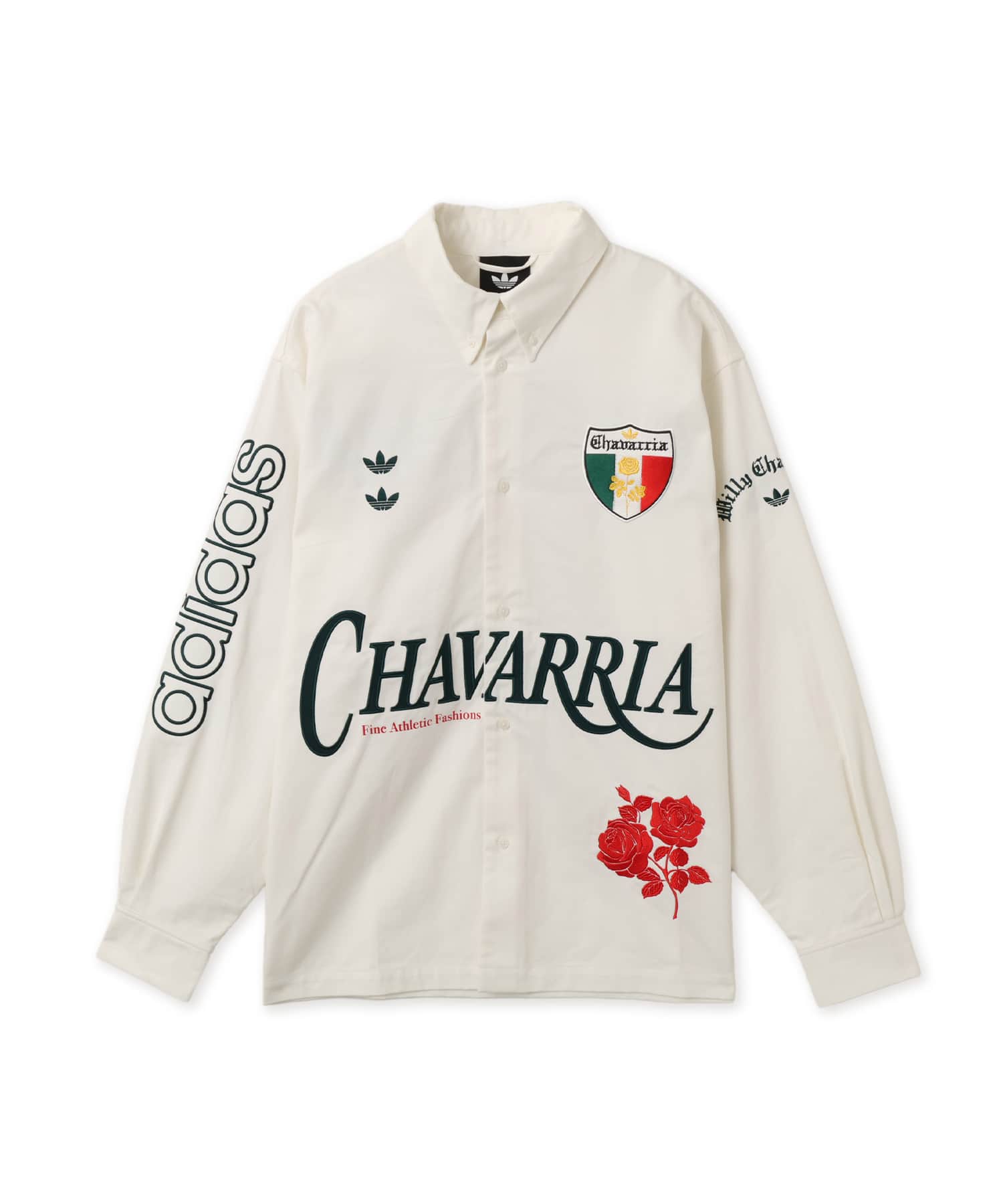 adidas CHAVARRIA BUTTON UP SHIRT オフホワイトのメイン画像