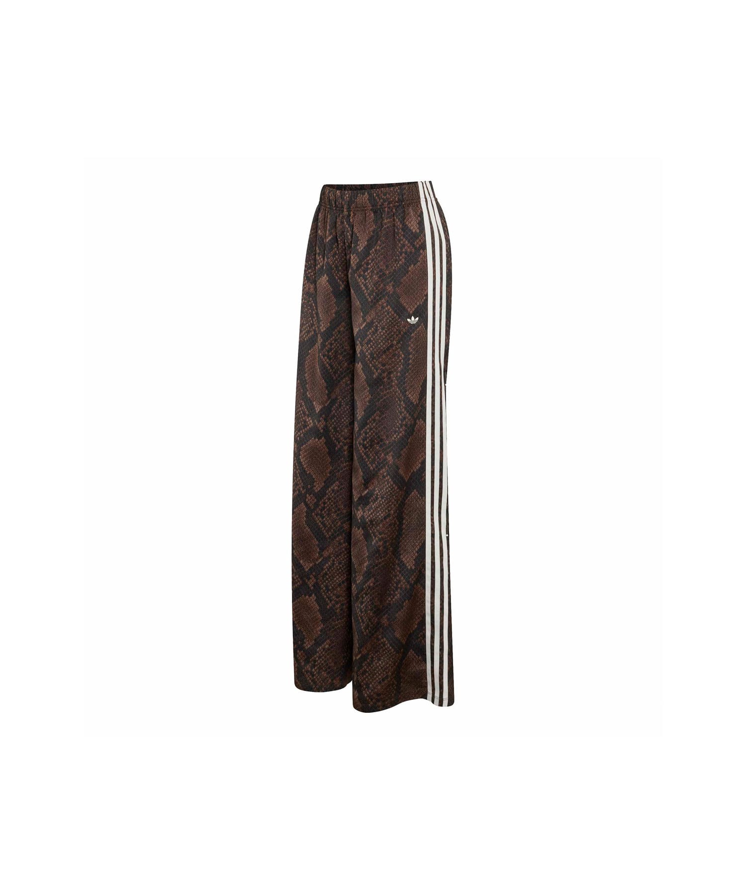 adidas SNAKE PRINT SATIN WIDE LEG TRACK PANTS アースストレータ/オーロラコーヒーのメイン画像