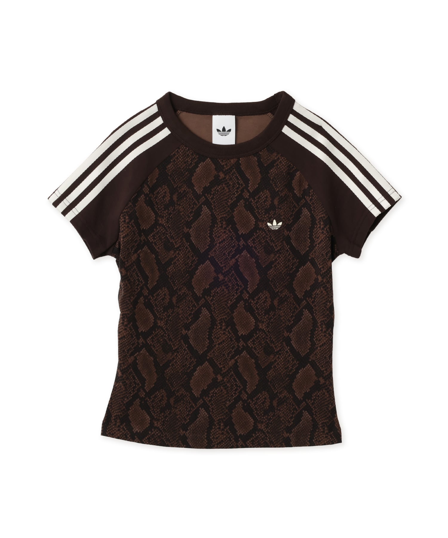 adidas SNAKE PRINT CALI TEE アースストレータ/オーロラコーヒーのメイン画像