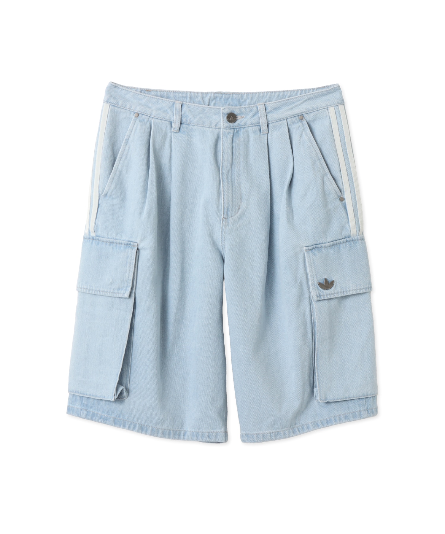 adidas ADILENIUM 5.0  CARGO SHORTS ライトブルーのメイン画像