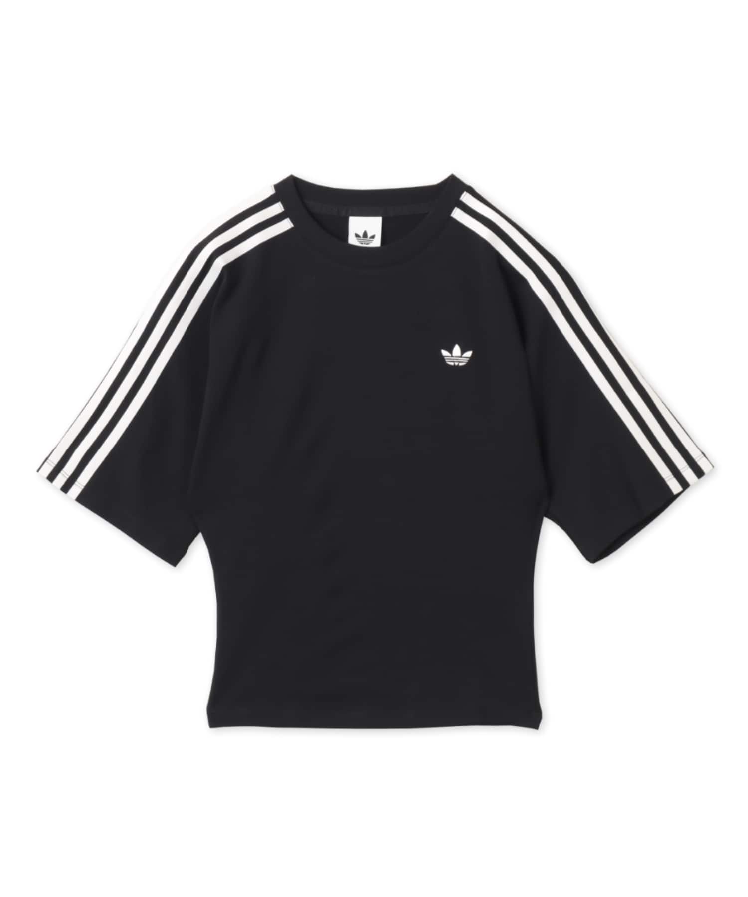 adidas ADILENIUM 5.0  SLIM SS TEE ブラックのメイン画像