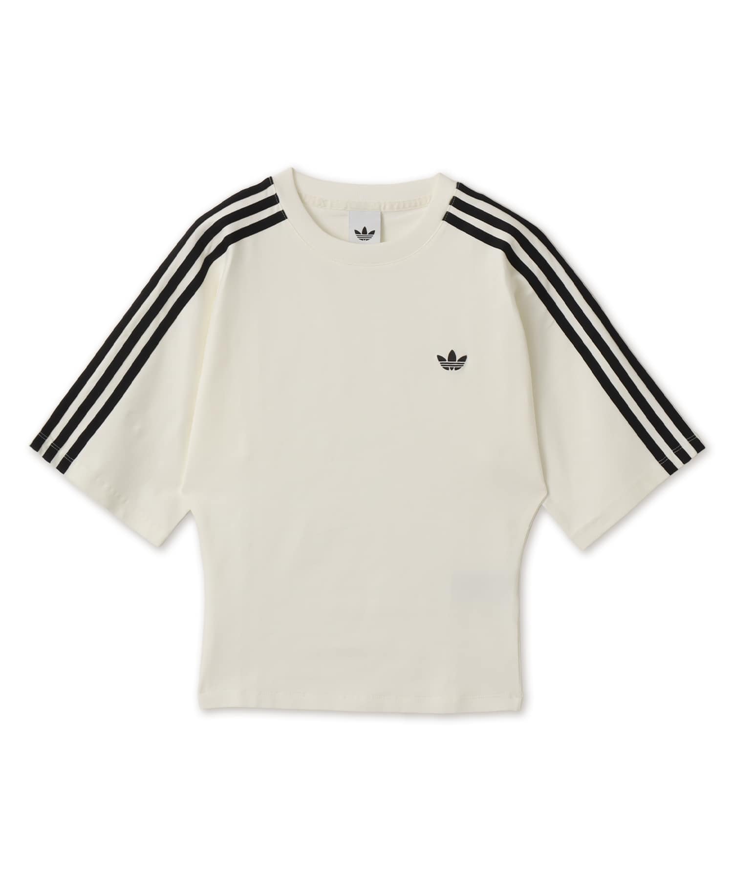 adidas ADILENIUM 5.0  SLIM SS TEE オフホワイトのメイン画像