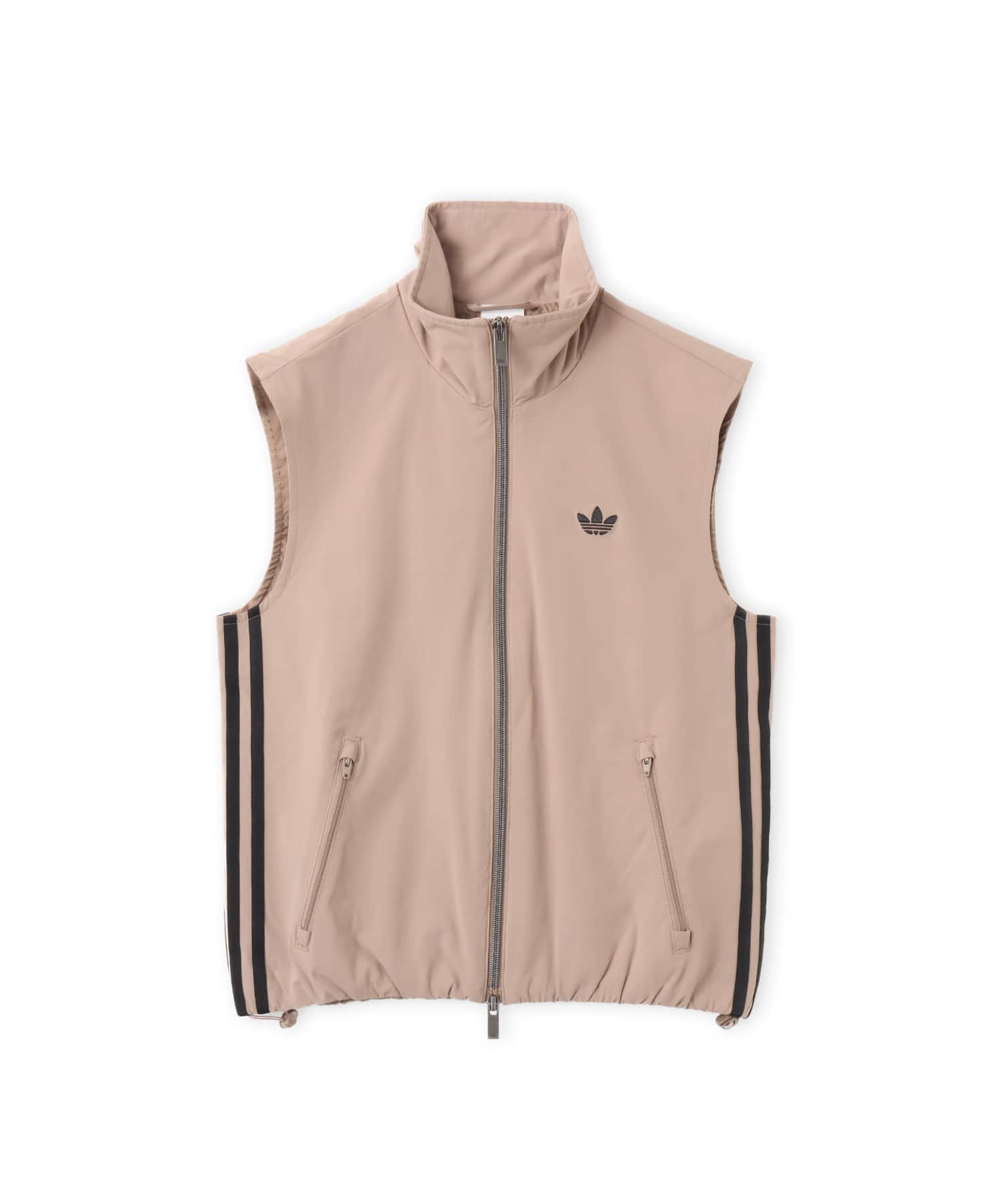 adidas ADILENIUM 5.0  SLEEVELESS TRACK TOP カーキブラウンのメイン画像