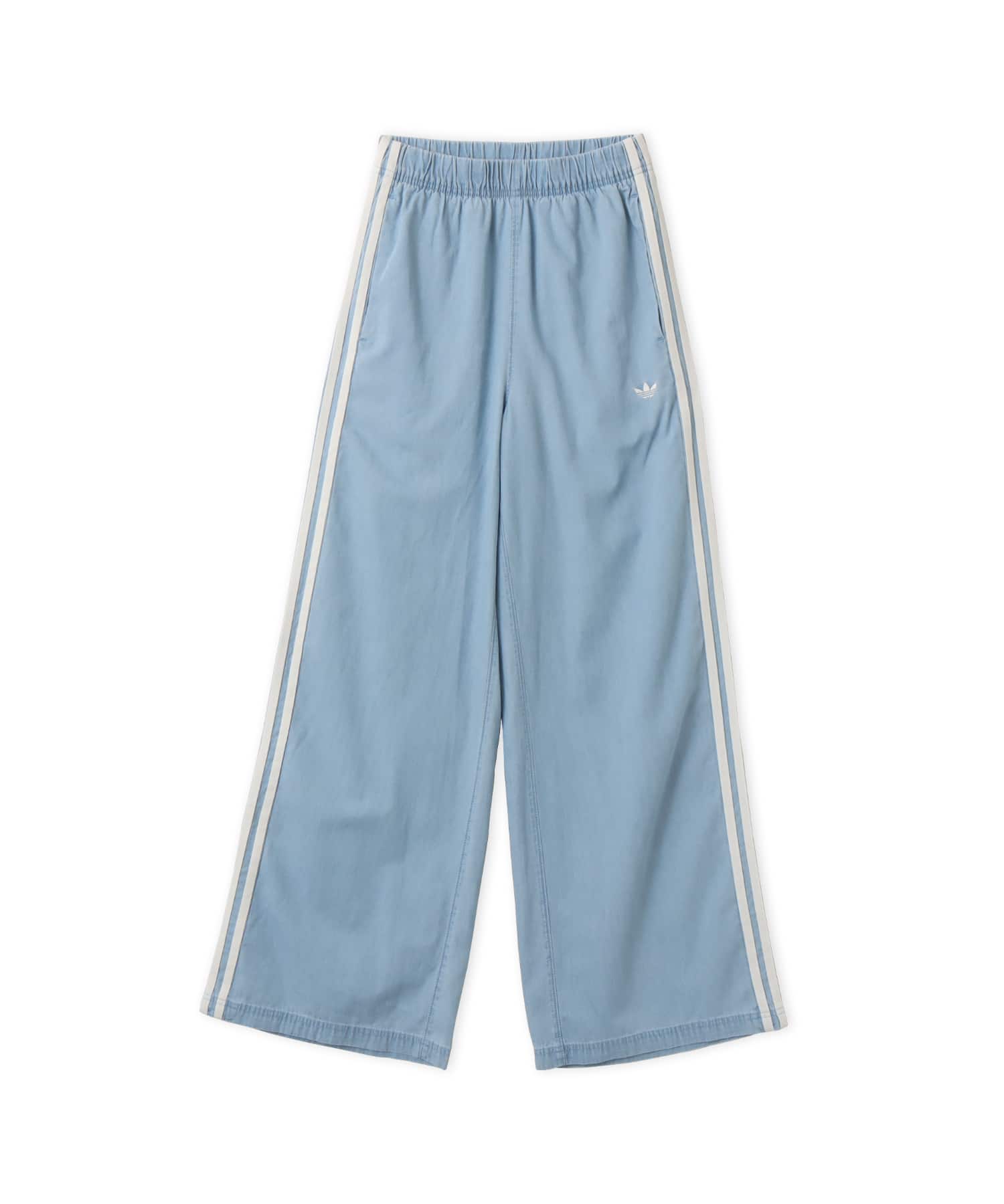 adidas SUMMER GLOW DENIM WIDE LEG PANTS ライトデニムのメイン画像